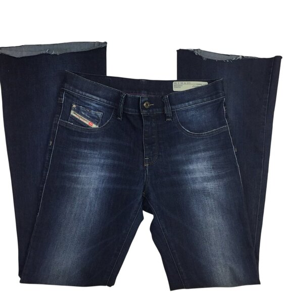 Diesel Industry Livier-Flare Super Slim-Flare Stretch Low Waist Womens 31 Jeans - Picture 3 of 13